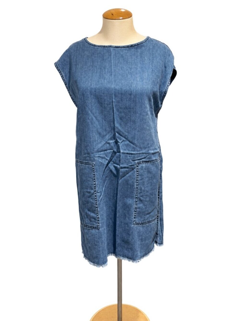 Wilfred Free Blue Denim Dress - XXS